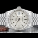 Rolex Datejust 36 Argento Jubilee Silver Lining Dial 16234